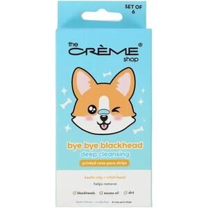 The Creme Shop Bye Bye Blackhead Deep Cleansing Corgi Nose Pore Strips Pack of 6
